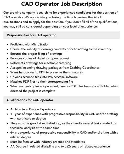 AutoCAD Operator Work, Jobs .